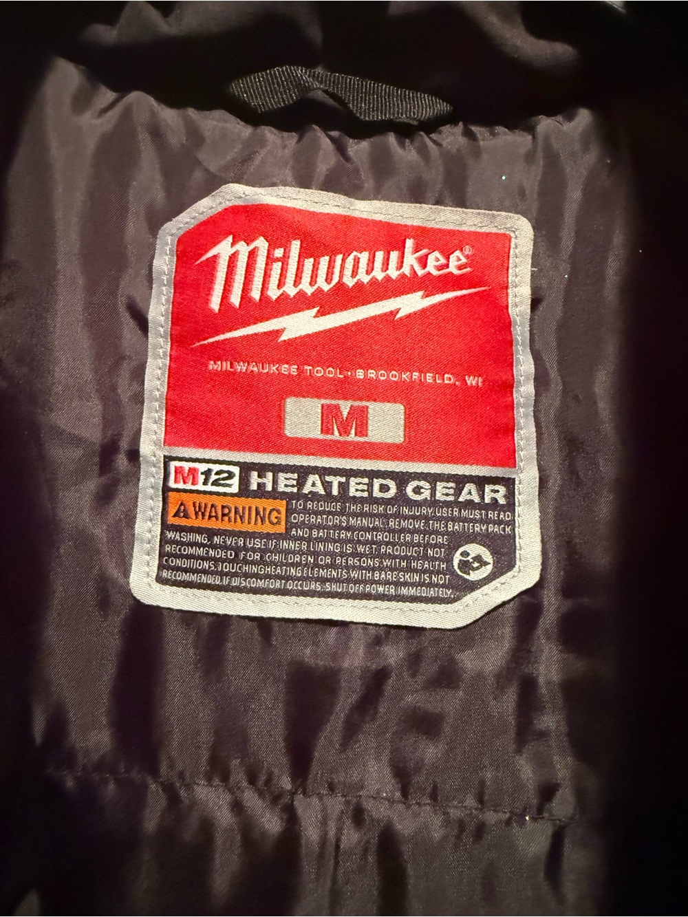 Men’s Black Heated Insulated Work Vest - Picture 5 of 8